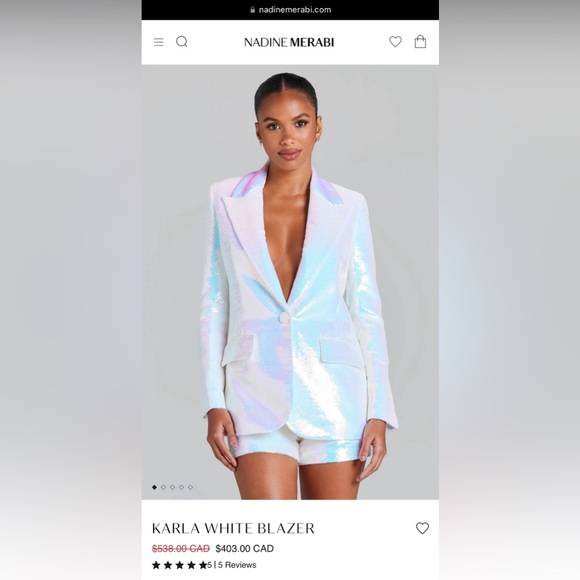 Set - blazer & shorts - Picture 1 of 15